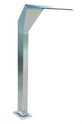 Pool Wasserfall Brunnen Edelstahl Wasserspiele Dekoration Anlage Schwimmbecken