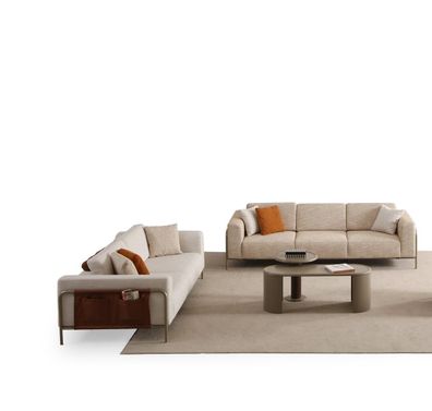 4-Sitzer-Sofa Eleganter Komfort 3-Sitzer-Sofa Stilvoll Couchtisch Modern