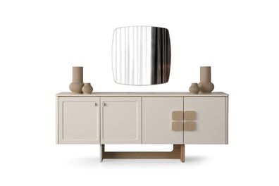 Elegantes Sideboard mit Spiegel für stilvolles Wohnen