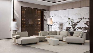 Modulares Ecksofa in U-Form – flexibel modern und komfortabel