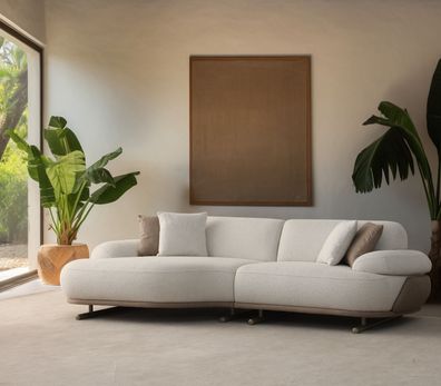 Flexibles modulares Ecksofa in L-Form mit modernem Stil