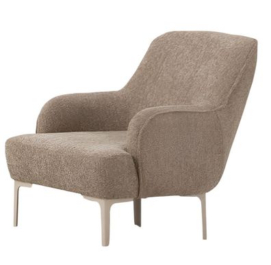 Beiger Stoffsessel – Weicher Sessel für Ihr Wohnzimmer als Designermöbel