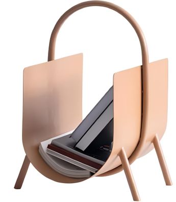 Stilvoller Aufbewahrungskorb für Bücher mit minimalistischer Form