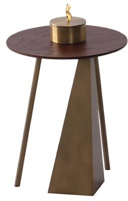 Beistelltisch im minimalistischen Stil mit geometrischer Form