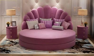 Exklusives Rosa Bett Schlafzimmer Textilbetten Designer Doppelbetten