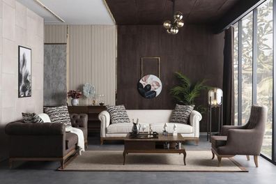 Couchgarnitur Sofagarnitur Wohnzimmer Sofas 3 Sitzer Sessel Couchtisch