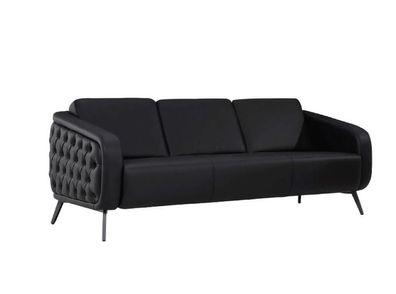 Sofa Ledersofa Couch Garnitur 3 Sitzer Sofas Couchen Wohnzimmer Leder