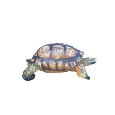 Dekoration Figur Wohnzimmer Moderne Statue Schildkröte Garten bemalt 110 cm Deko
