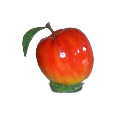 Apfel Aussteller 100cm Gewerbe Ladenausstattung Figur Statue Garten Dekoration