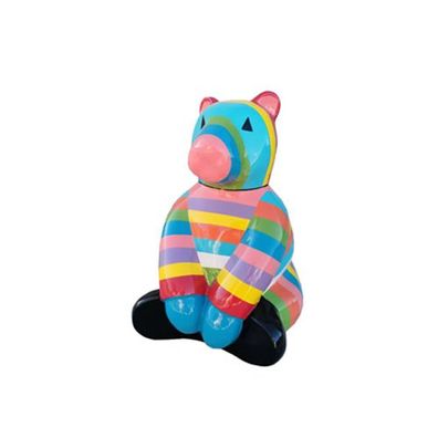 Design Dekoration Teddy Bär Garten Skulptur Statuen 67cm Deko Figur Kunststoff