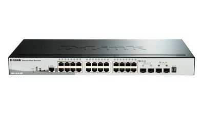D-Link SmartPro DGS-1510-28P - Switch - L3 - verwaltet - 24 x 10/100/1000 (PoE+) + 2
