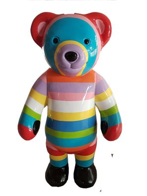 Moderne Dekoration Deko Figur Statue Skulptur Abstrakt 40 cm Teddy Bär Designer