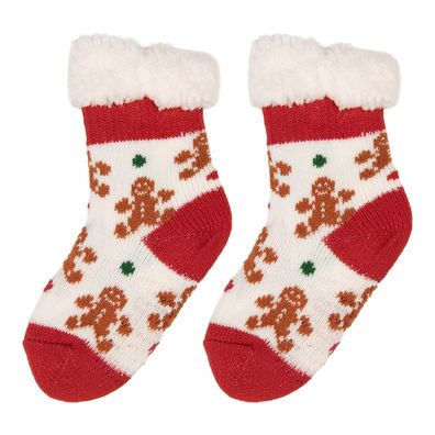 Clayre & Eef Baby-Haussocken für 0?24 Monate Rot Synthetisch