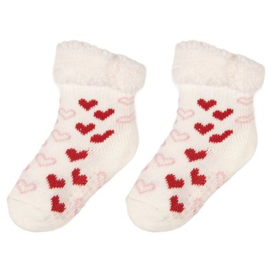 Clayre & Eef Baby-Haussocken für 0?24 Monate Weiß Synthetisch