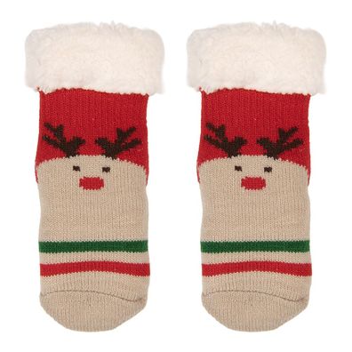 Clayre & Eef Baby-Haussocken für 0?24 Monate Rot Synthetisch