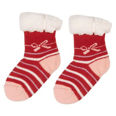 Clayre & Eef Baby-Haussocken für 0?24 Monate Rot Synthetisch