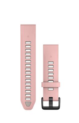 Garmin Ersatzarmband QuickFit 20mm Silikon Dust Rose/Nebelgrau