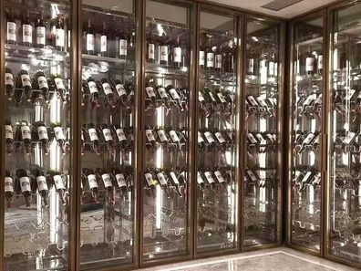 Weinschrank Weinkühlschrank Schaukasten Weinmöbel Schrankvitrine