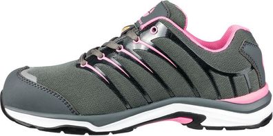 Albatros Sicherheitsschuhe Twist WNS Low S1P ESD HRO SRC Grau/Pink