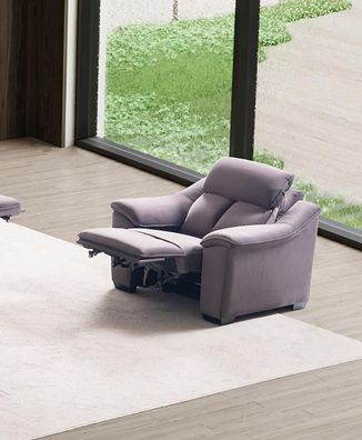 Verstellbare Couch Sessel Polster Lounge Kino Entertainment Textil Einsitzer