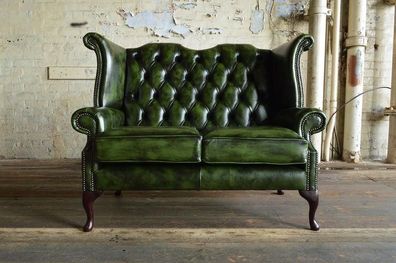 Chesterfield Sofa 2 Sitzer Polster Design Luxus Couch Sofas Ohrensessel Sofas