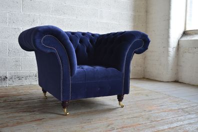 Chesterfield Design Polster Fernseh Sessel Couch Sitz Lehn Sofas Design Neu 375