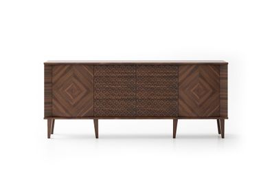 Elegante braune Holz-Konsole im zeitlosen Design