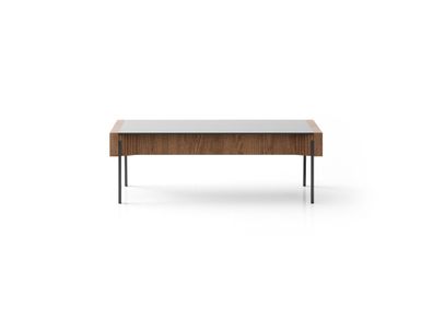 Eleganter brauner Couchtisch aus Holz für modernes Wohnzimmer