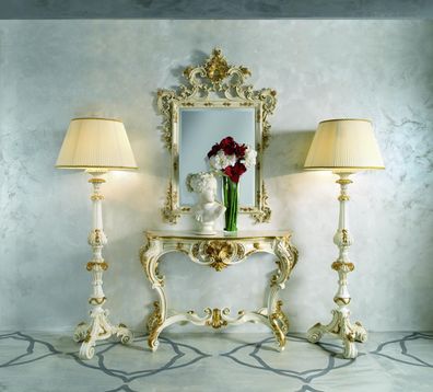 Konsolentisch Stuhl Frisiertisch Konsolen Tisch Schminkkommode Kosmetik Tische