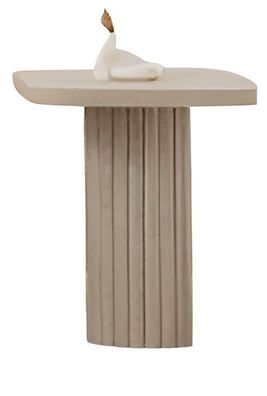 Moderner Beiger Beistelltisch Stilvoller Wohnzimmer Kaffeetisch