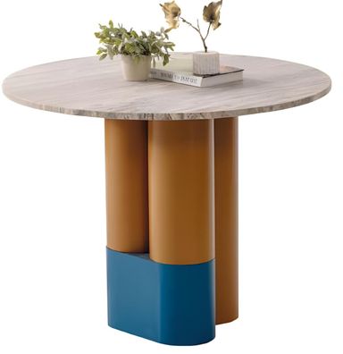 Designer Runder Esstisch Marmorplatte Designer Küchentisch Möbel