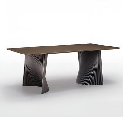 Eleganter Rechteckiger Esstisch Luxuriöse Holz Esszimmertische