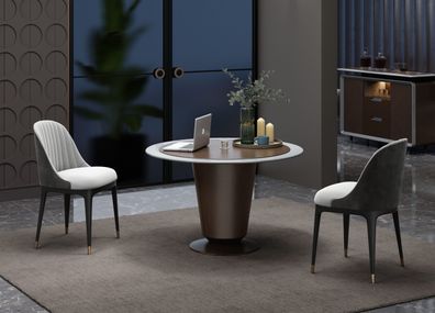 Eleganter Esstisch in Rundform – ideal für stilvolle Essbereiche