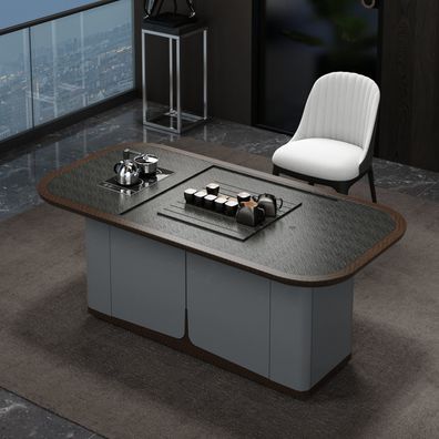 Moderner Esstisch in Grau mit elegantem Design