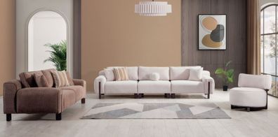 Sofagarnitur Set 3 + 3 + 1 – Für ein elegantes und komfortables Wohnzimmer