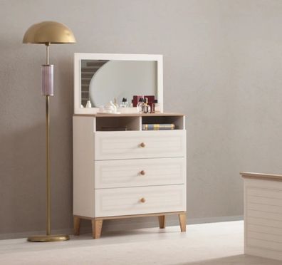 Exklusiver Schminktisch Designer Schlafzimmer Holz Kosmetiktisch