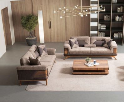 Wohnzimmer Set (Sofagarnitur 3 + 3) – Schickes Design für Ihr Wohnzimmer