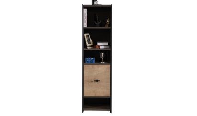 Braunes Holzregal Designer Wohnzimmer Bücherregal Edle Holzmöbel