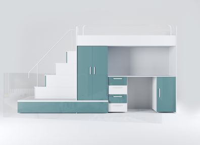 Hochbett mit Regal – Perfekt für mehr Stauraum und Ordnung im Zimmer