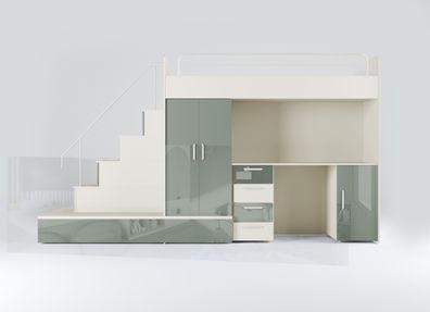 Hochbett mit Regalen – Für zusätzliche Ordnung und Stauraum im Kinderzimmer