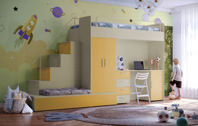 Hochbett mit Stauraum – Funktional für kleines Zimmer und viel Platzbedarf