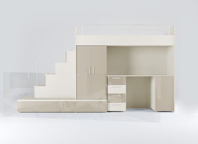 Hochbett mit Stauraum – Perfekt für Ihr Kinderzimmer oder Gästezimmer