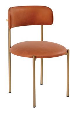 Moderner Brauner Lederstuhl Designer Esszimmerstühle Luxus Möbel