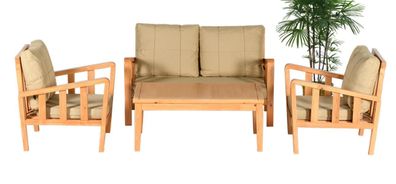 4tlg Garten Sitzgruppe Einzigartigkeit Vielseitigkeit Pflegeleichtigkeit Luxus