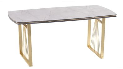 Luxus Tische Esszimmer Tisch Metall Esszimmertisch Moderner Möbel Gold Edelstahl