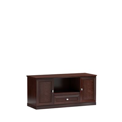 Sideboard Office Chest Of Drawers Cabinet Dark Real Wood Classic Style Brown New