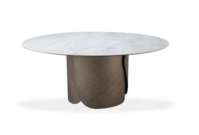 Esstisch Rund Designer Tisch Design Tisch Metall Esszimmer Wohnzimmertisch