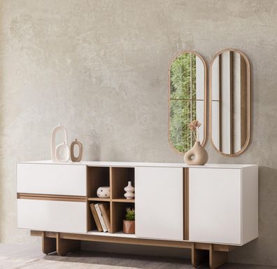 Sideboard mit Spiegel Das schlichte Design Ihres Esszimmers