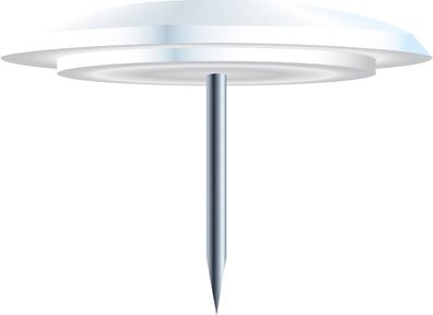 Reißnägel Ø12mm weiß 40 St