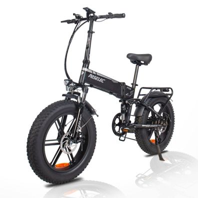 Hedatex PX6 Elektrofahrrad, 750W Motor, 48V 13Ah Akku, 20" Fatbike-Reifen
